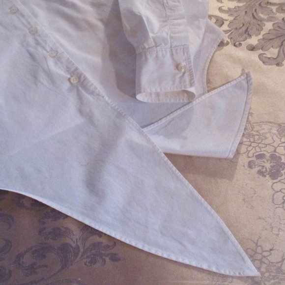 TOMMY HILFIGER JEANS WHITE WAIST TIE TOP - Picture 4 of 16